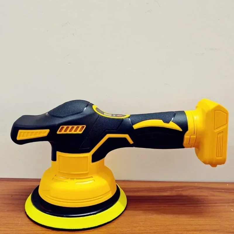 Electric Car Polisher Cordless Auto Polishing Machine Fit for DeWALT 20V Battery 8 Gears Waxing Sanding Sealing Power Tools