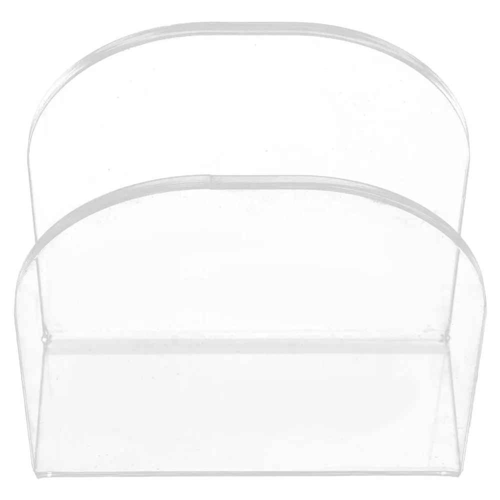 Easy Access Acrylic Napkin Holder Transparent U-shape Tissue Organizer Premium Creative Storage Stand Kitchen Organize