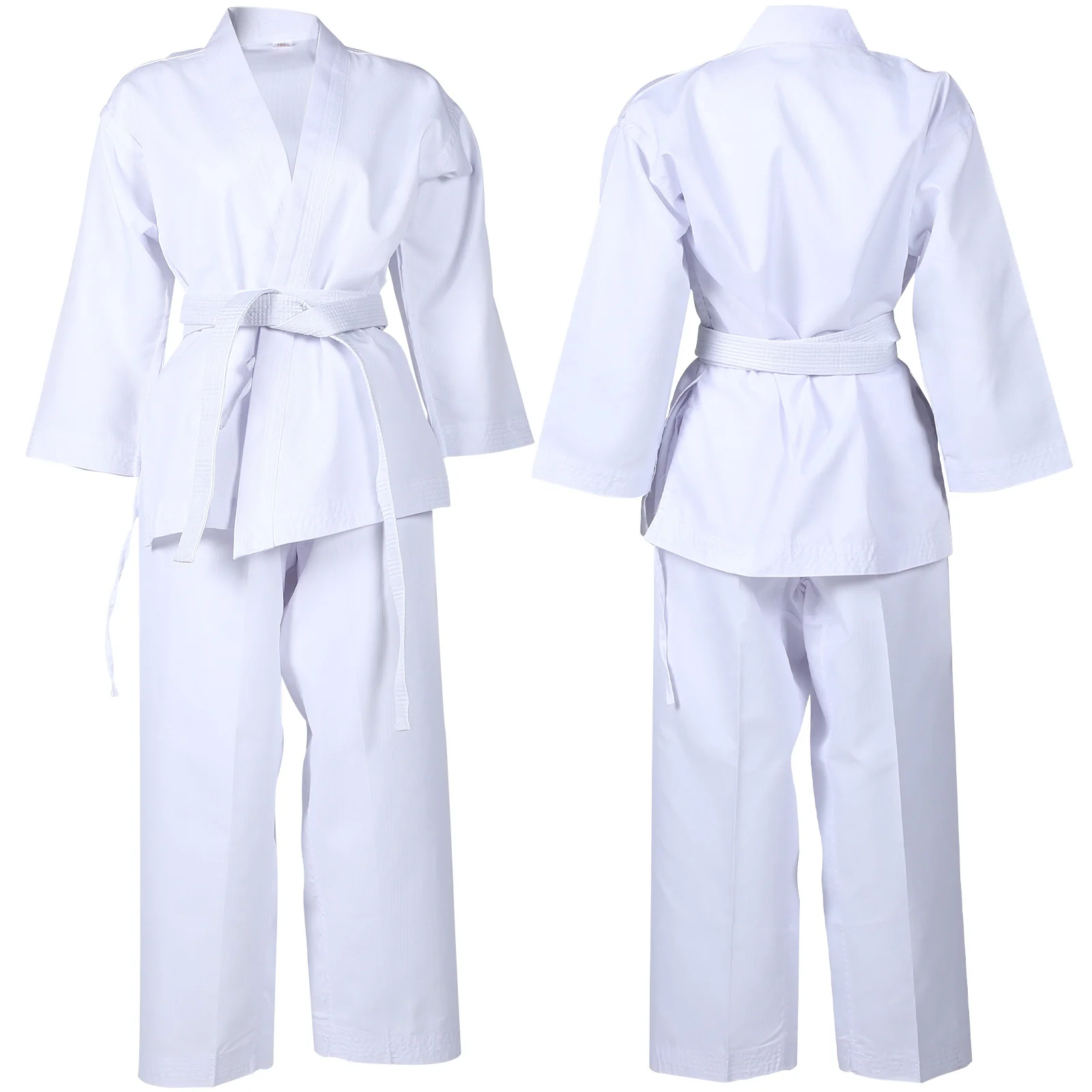 

Professional Karate Uniform Reusable Training Clothes Wear-Resistant Fitness Costume for Adults Elastic Waist Belt