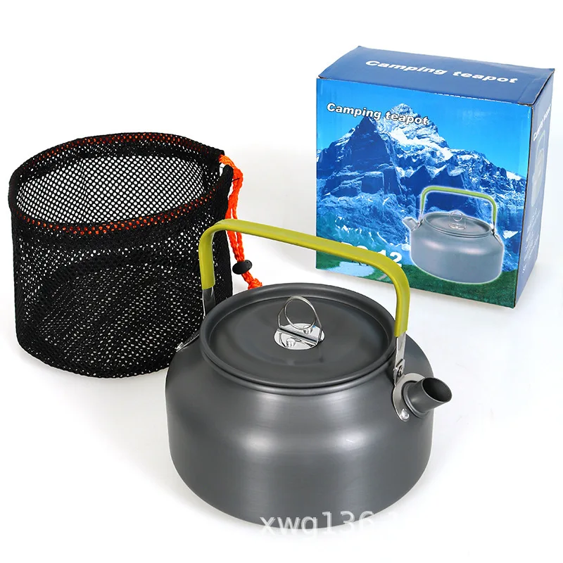 

Набор для приготовления пищи на природе, посуда для кемпинга, набор для пикника на открытом воздухе, чайник для 2-3 человек, дорожная посуда, кастрюли с антипригарным покрытием, разные наборы