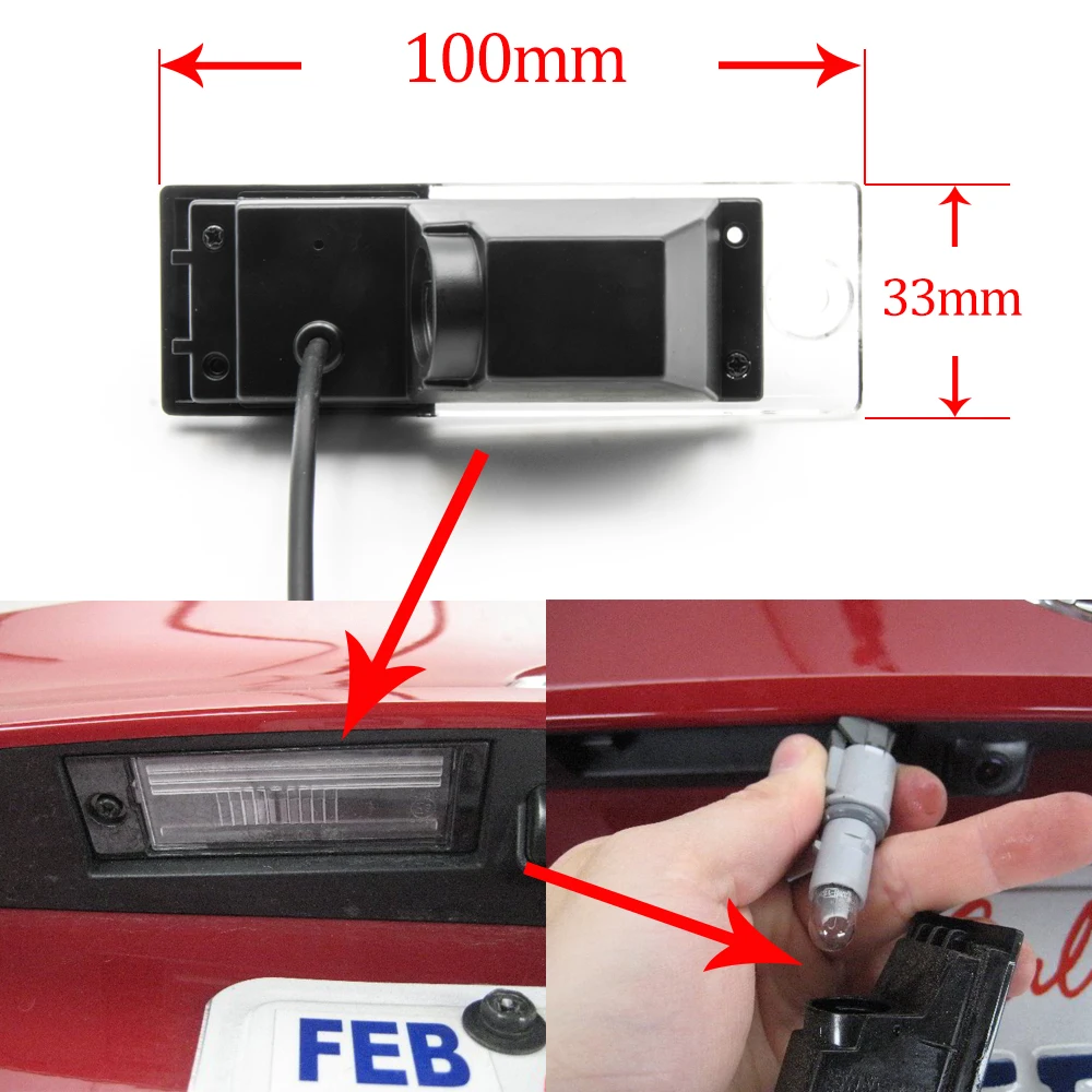 CCD HD AHD Fisheye Rear View Camera For Hyundai Tucson LM 2010 2011 2012 2013 2014 2015 Car Reverse Parking Monitor Accessories