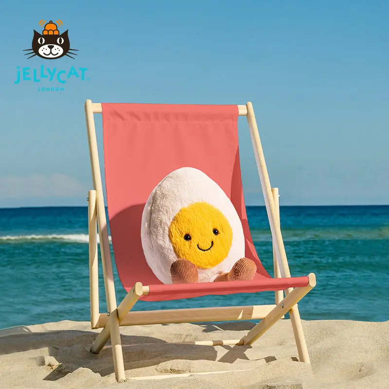 

Плюшевая игрушка Jellycat в виде забавного варёного яйца, мягкая игрушка-комфортер, подарок на день рождения