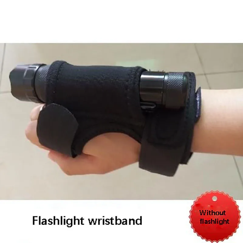 Diving Wrist Flashlight Cover For Outdoor Sports Camping And Climbing Arm Flashlight Protector  Release Your Hands At Night