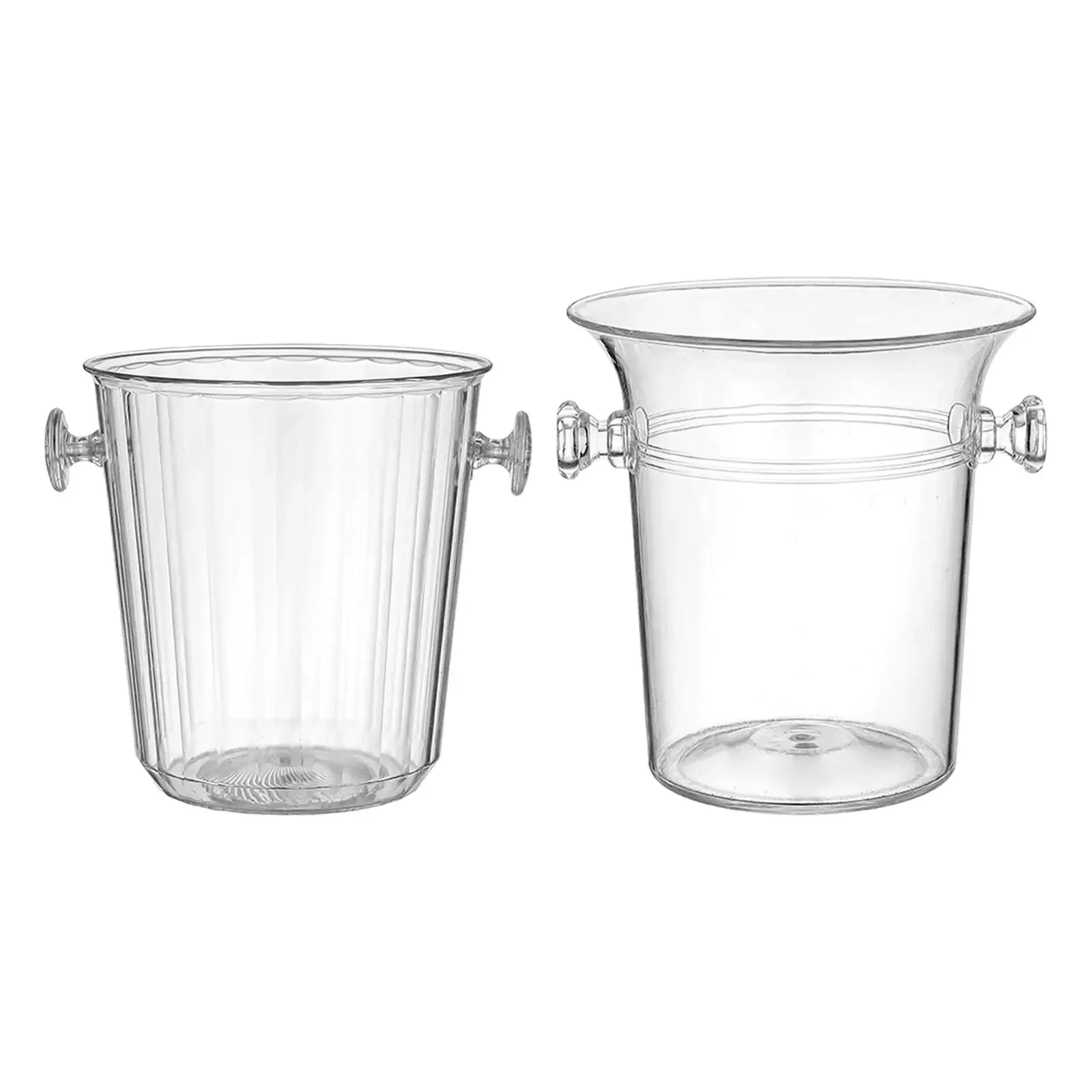 Ice Bucket with Handle Drinks Bottle Cooling Container with Easy to Carry Handle