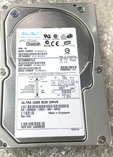 

Для ST336607LC 36G 3,5 SCSI 10K U320 36GB