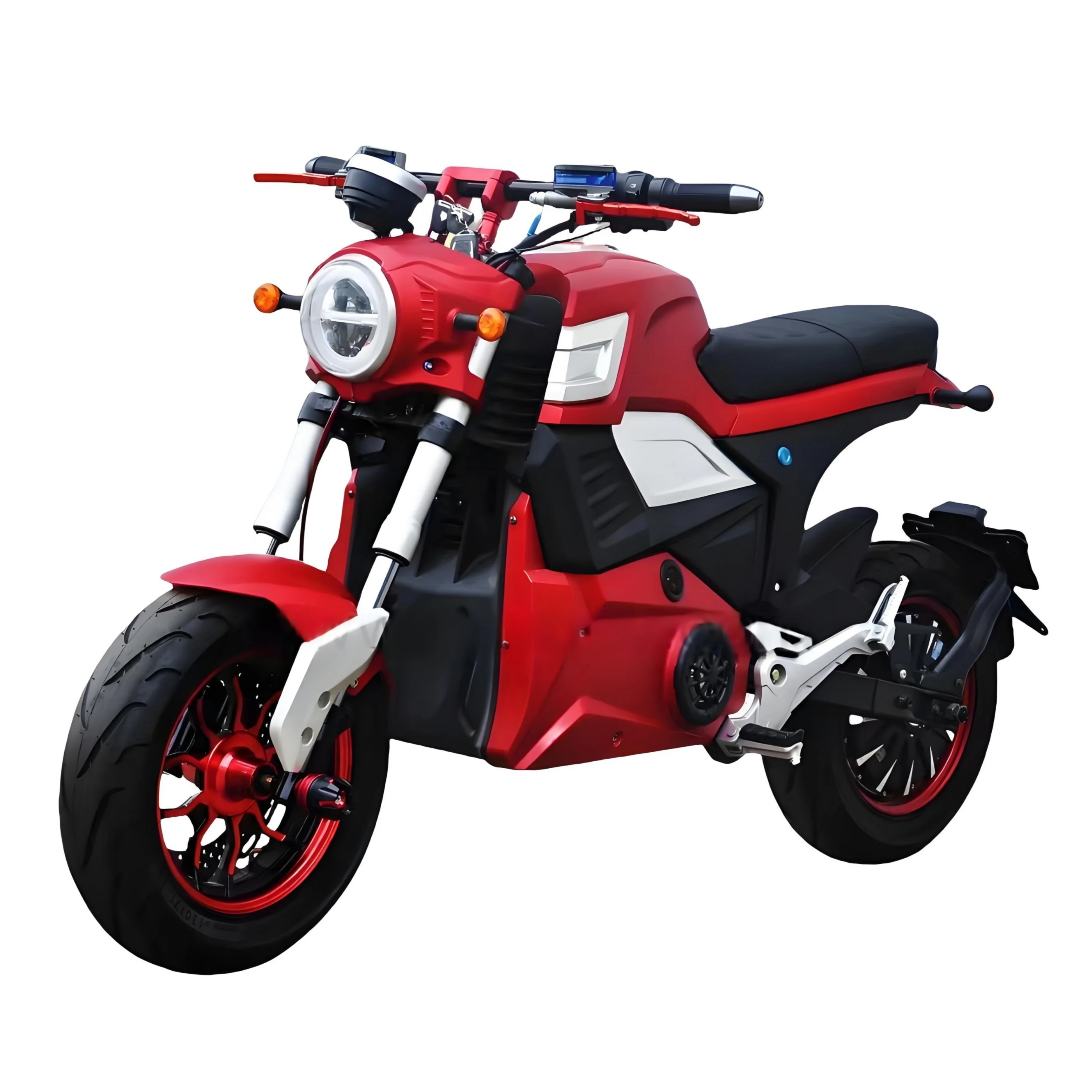 72V 2000W Electric Dirtbike Motorcycle Cruiser - Stylish Racing Scooter with 70km/h Speed for Cruising