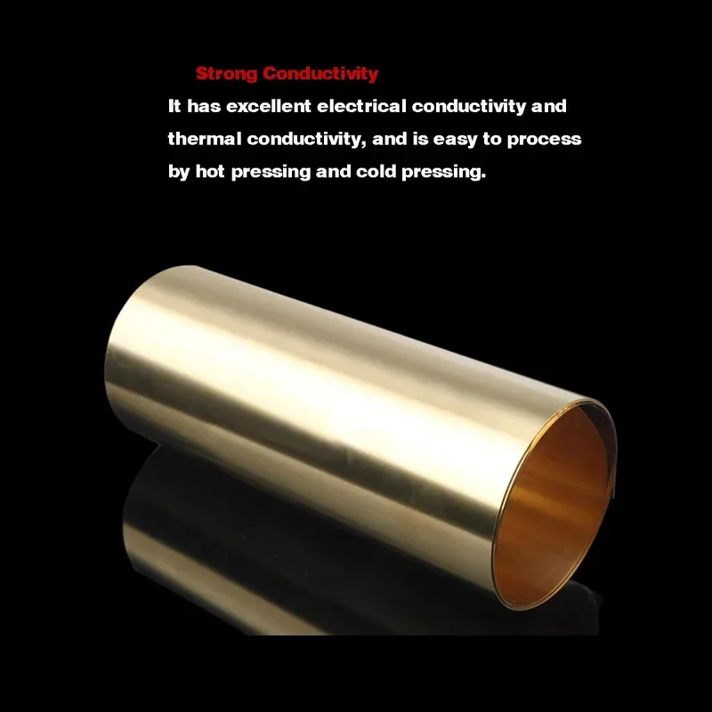 

Micro Thickness H62 Brass Sheet 0.01/0.02/0.03/0.04/0.05/0.06-0.2mm x 1M Strip