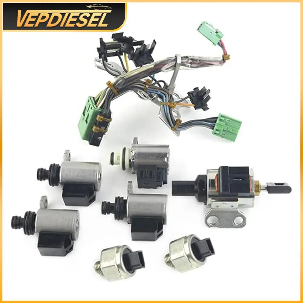

1Set Refurbished CVT Transmission Solenoid Kit JF011E RE0F10A For Altima Rogue Sentra Caliber Car Replacement Parts
