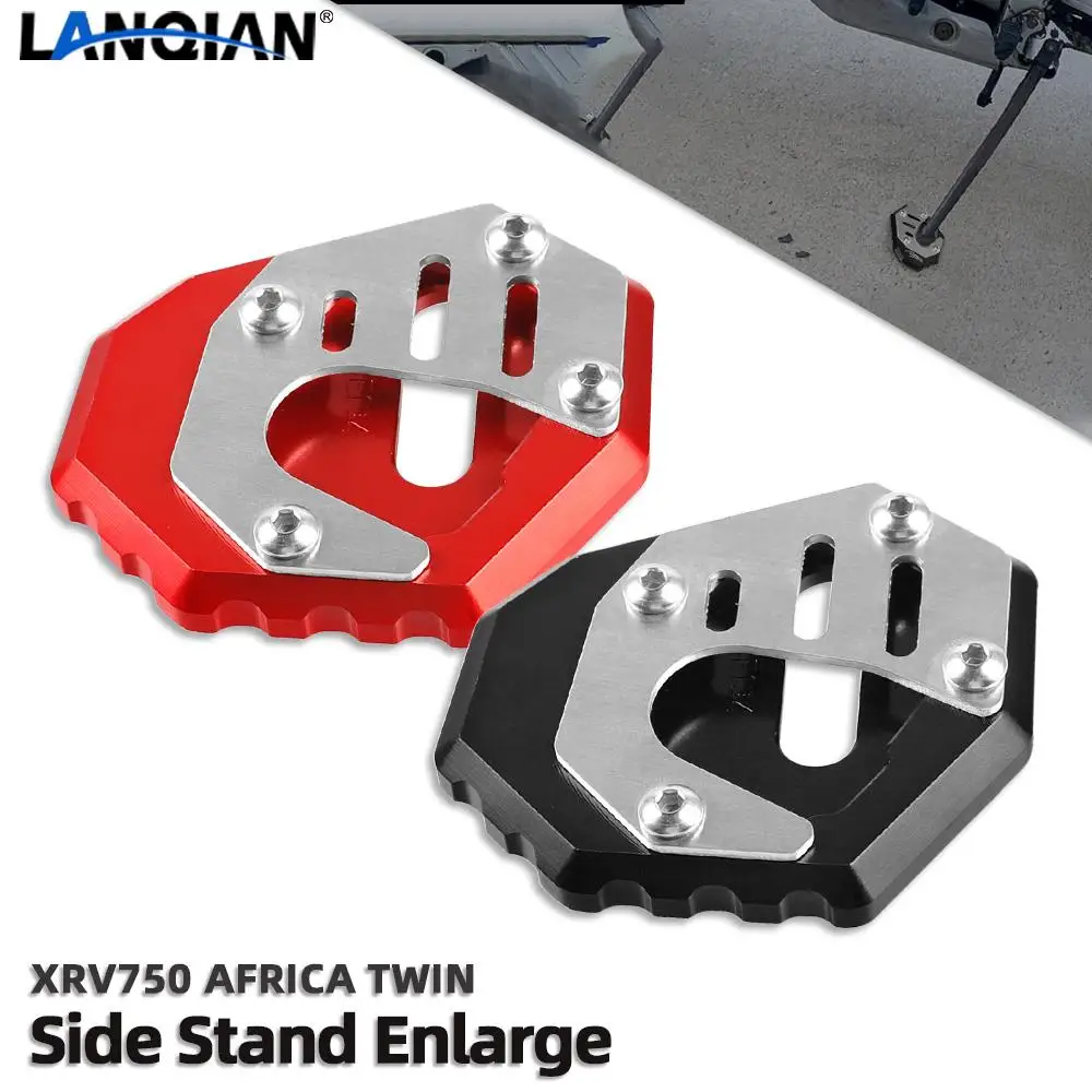 

FOR HONDA AFRICA TWIN XRV750 XRV 750 XRV750 AFRICATWIN Motorcycle CNC Aluminium Side Stand Plate Enlarge extension