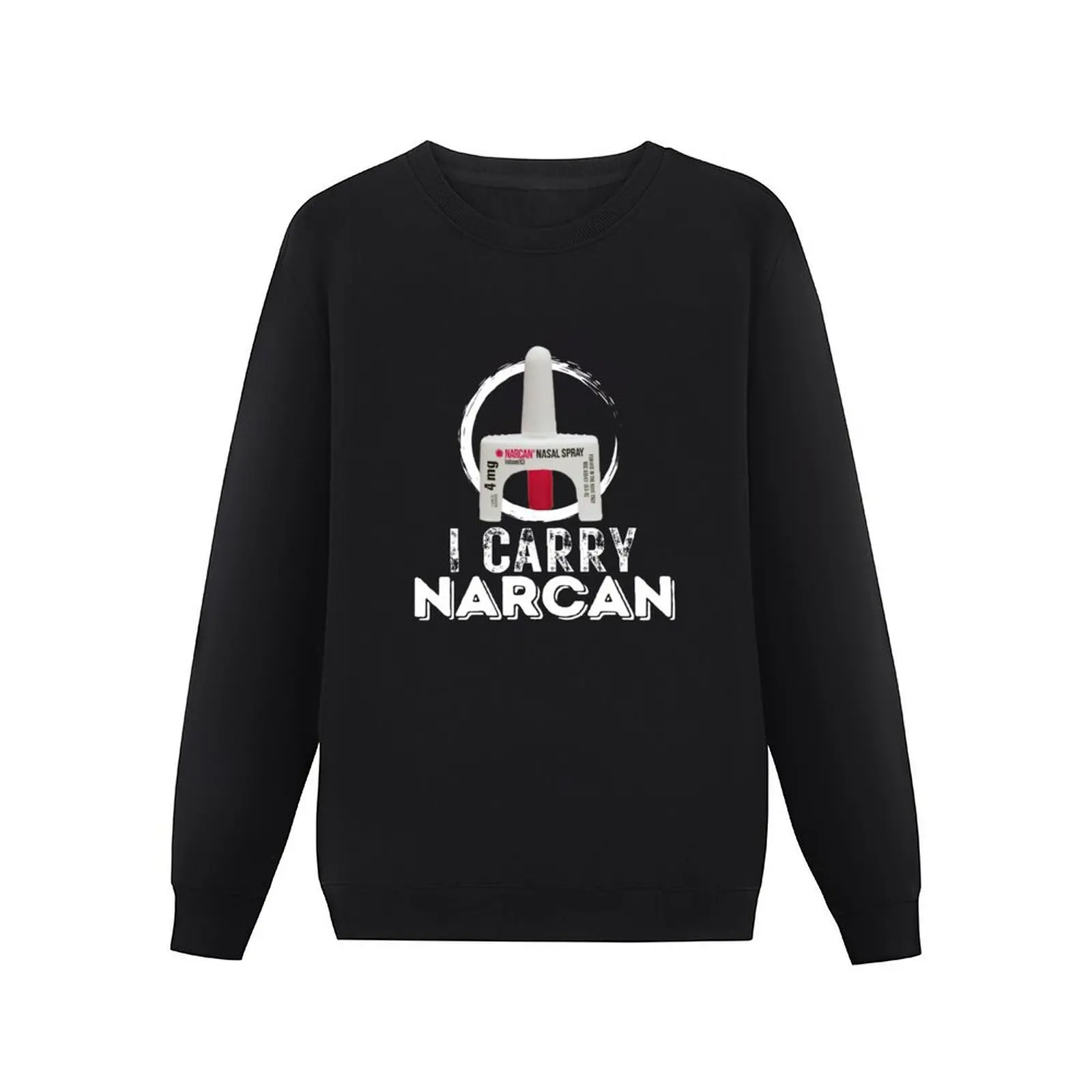 I carry narcan Pullover Hoodie korean autumn clothes men's clothes sweatshirts for men