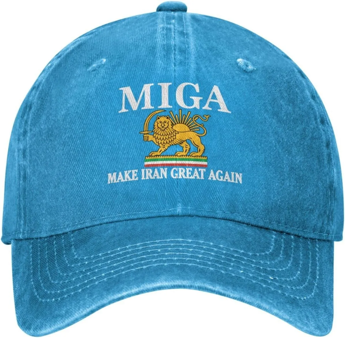 Maak Iran weer geweldig Baseball Cap Heren Dames Print Trucker Hat Zomer Y2k Retro Running Hippie Zonneklep Baseball Caps