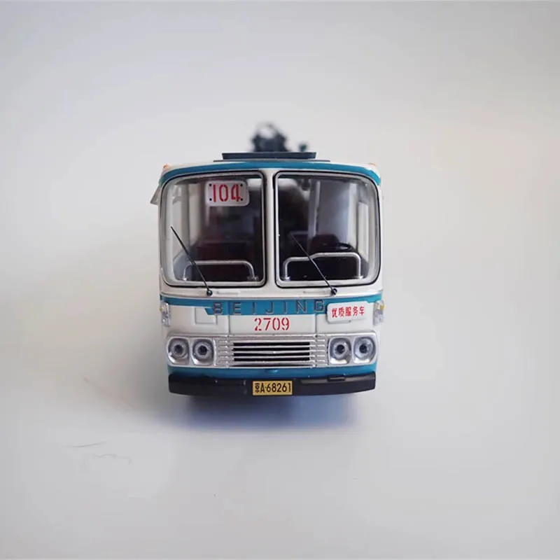 Beijing Bus 1:64 Articulated Trolleybus Route 104 BD562 Bus Alloy Model