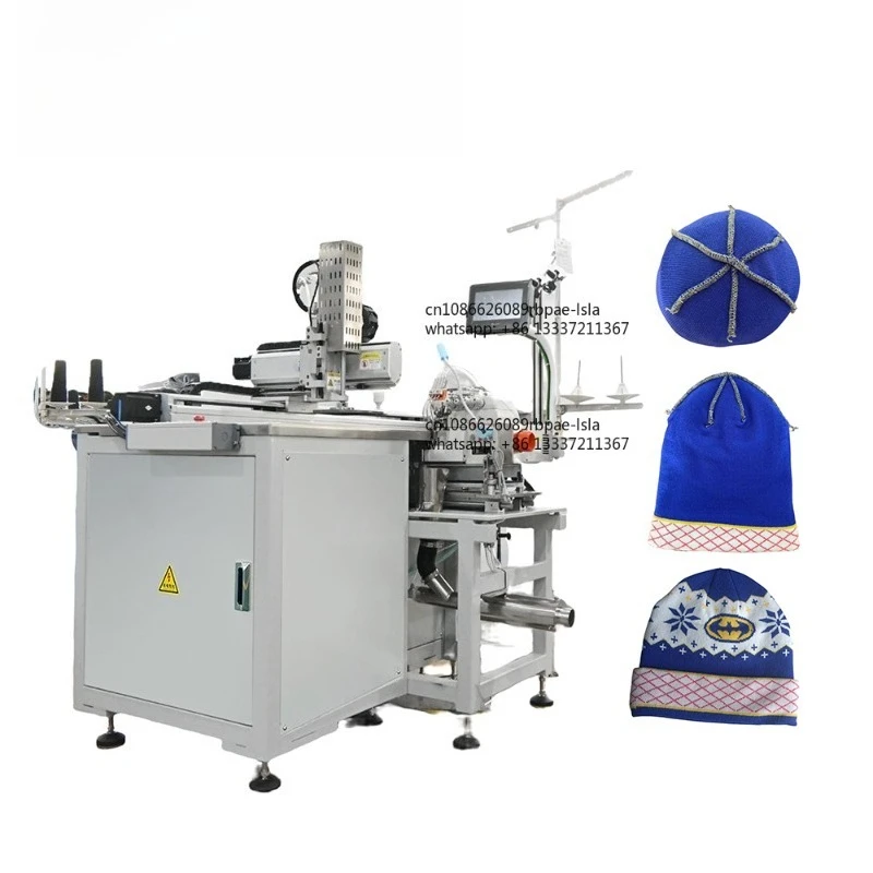 Overlock Stitch Hat Sewing Machine for Knitting Hat High Productive Machine