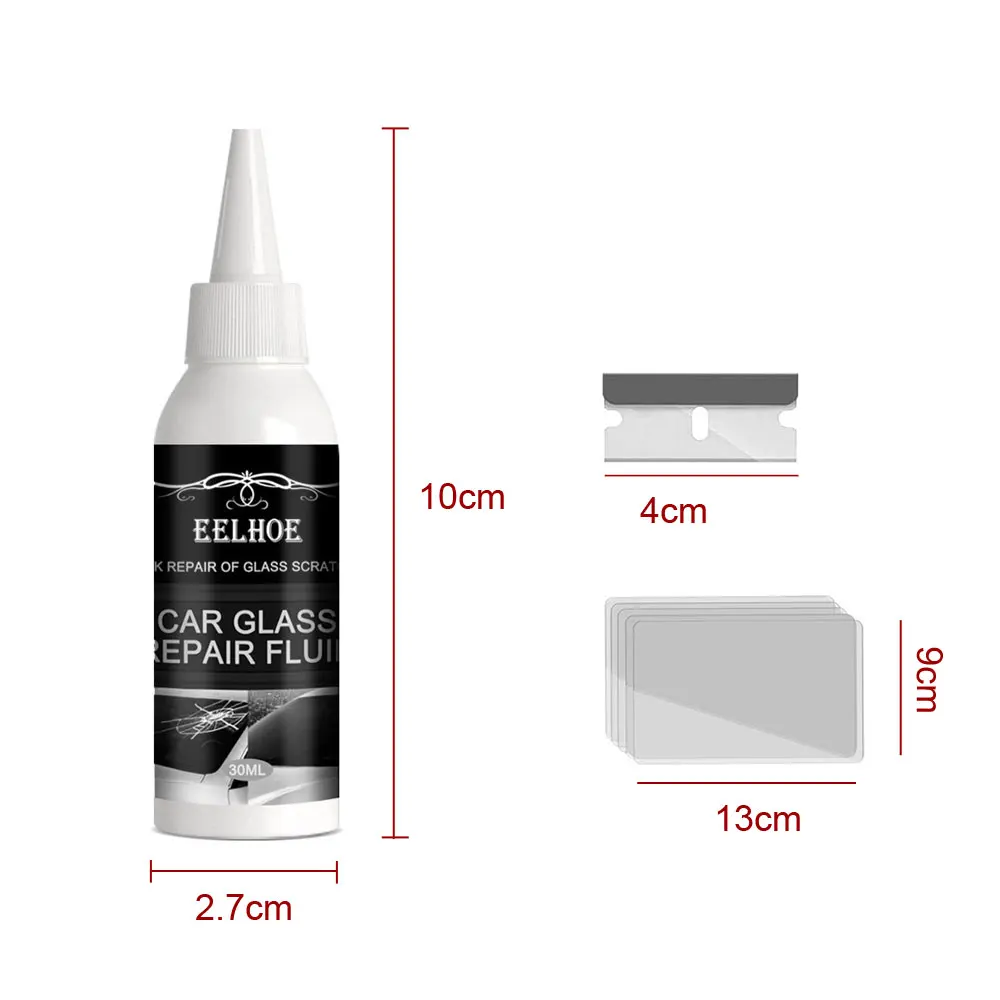 New Car Windshield Cracked Repair Tool Car Window Phone Screen Repair Kit Glass Curing Glue Auto Glass Scratch Crack Restore