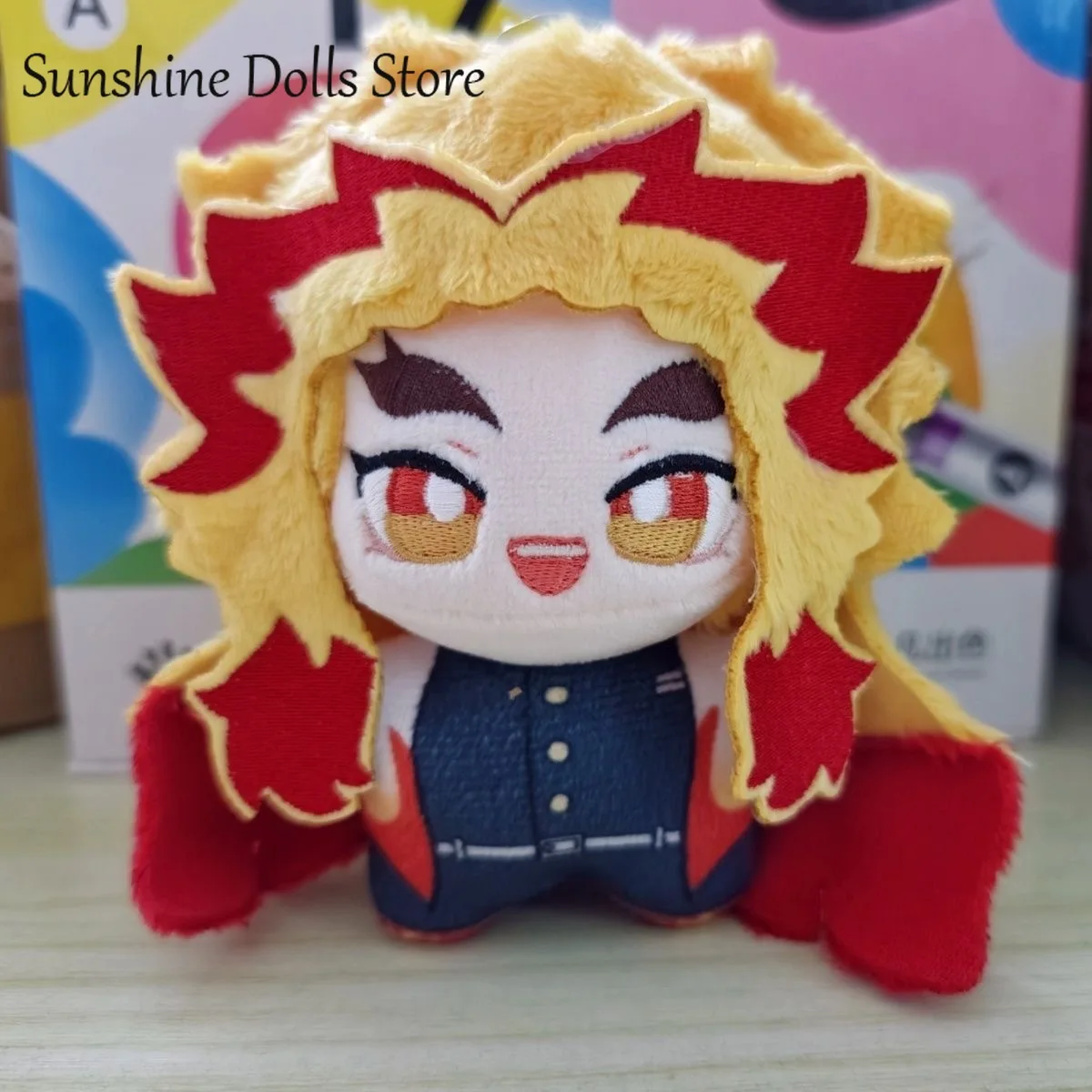 

Anime Rengoku Kyoujurou Cute Plush Cotton Doll Starfish Body Dolls 10CM Pendant Toys Plushie Birthday Gift