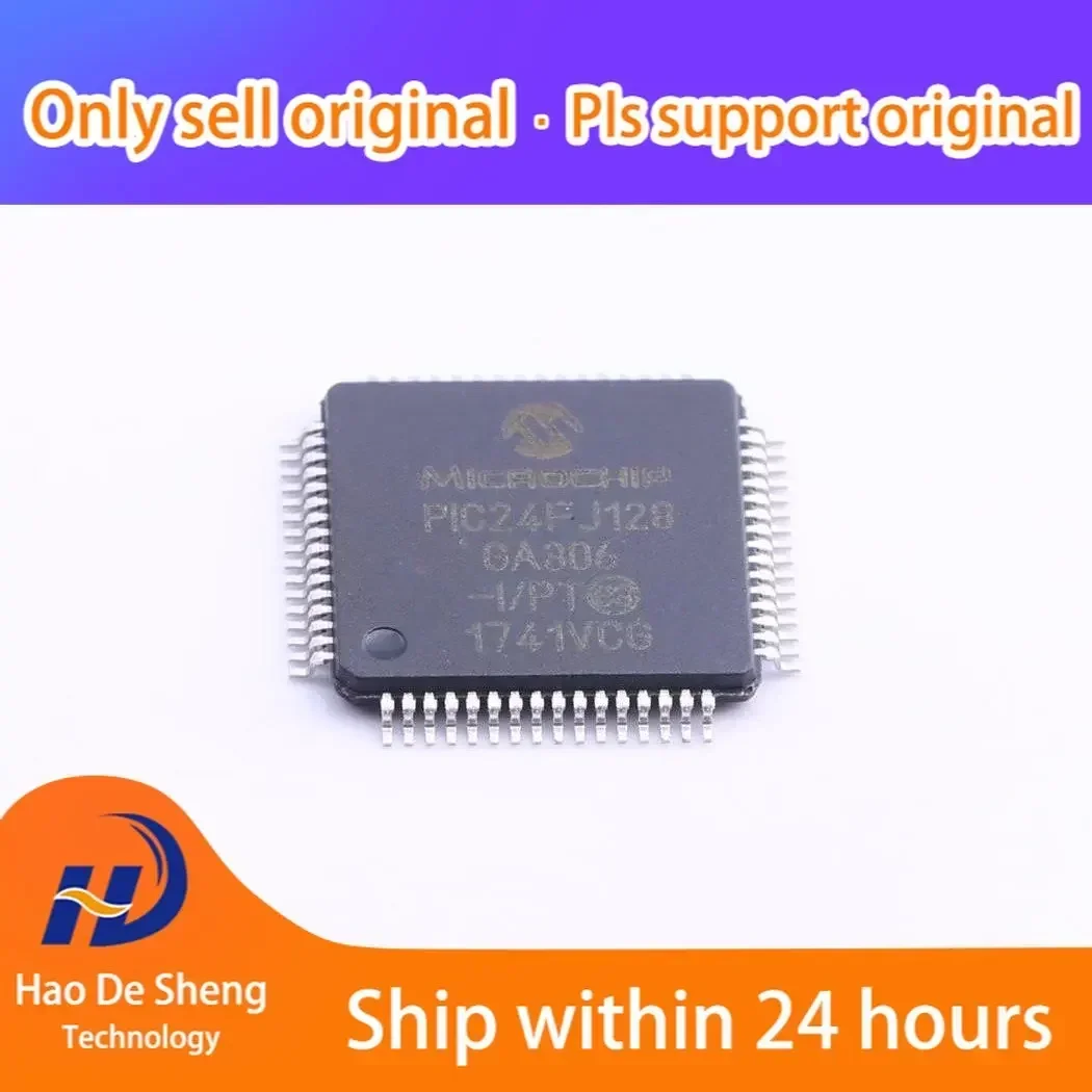 

10PCS/LOT PIC24FJ128GA306-I/PT TQFP64 PIC24FJ128GA306 New Original In Stock