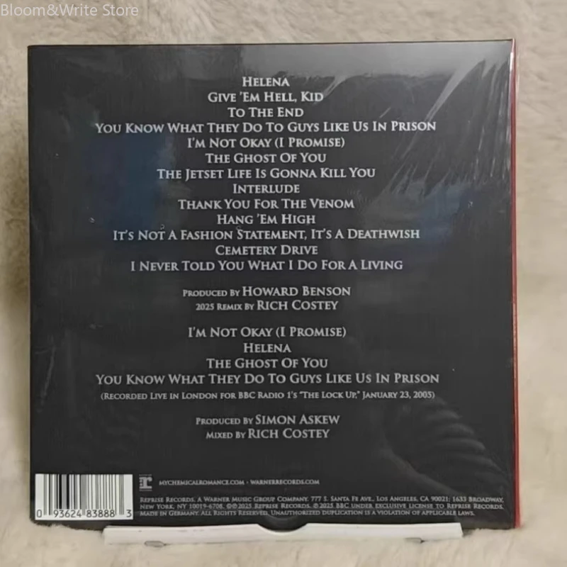 Classic Rock Bands My C-Chemical R-Romance Three Cheers for Sweet Revenge CD 2025 Luxury Edition Music Record  Music Gifts