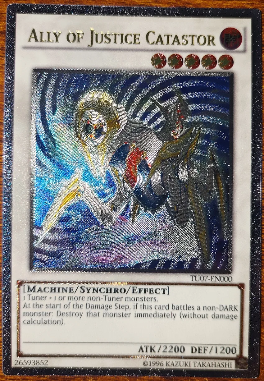

Yu-Gi-Oh Ally Of Justice Catastor TCG UTR TU07-EN000 Homemade Card（Not Original）