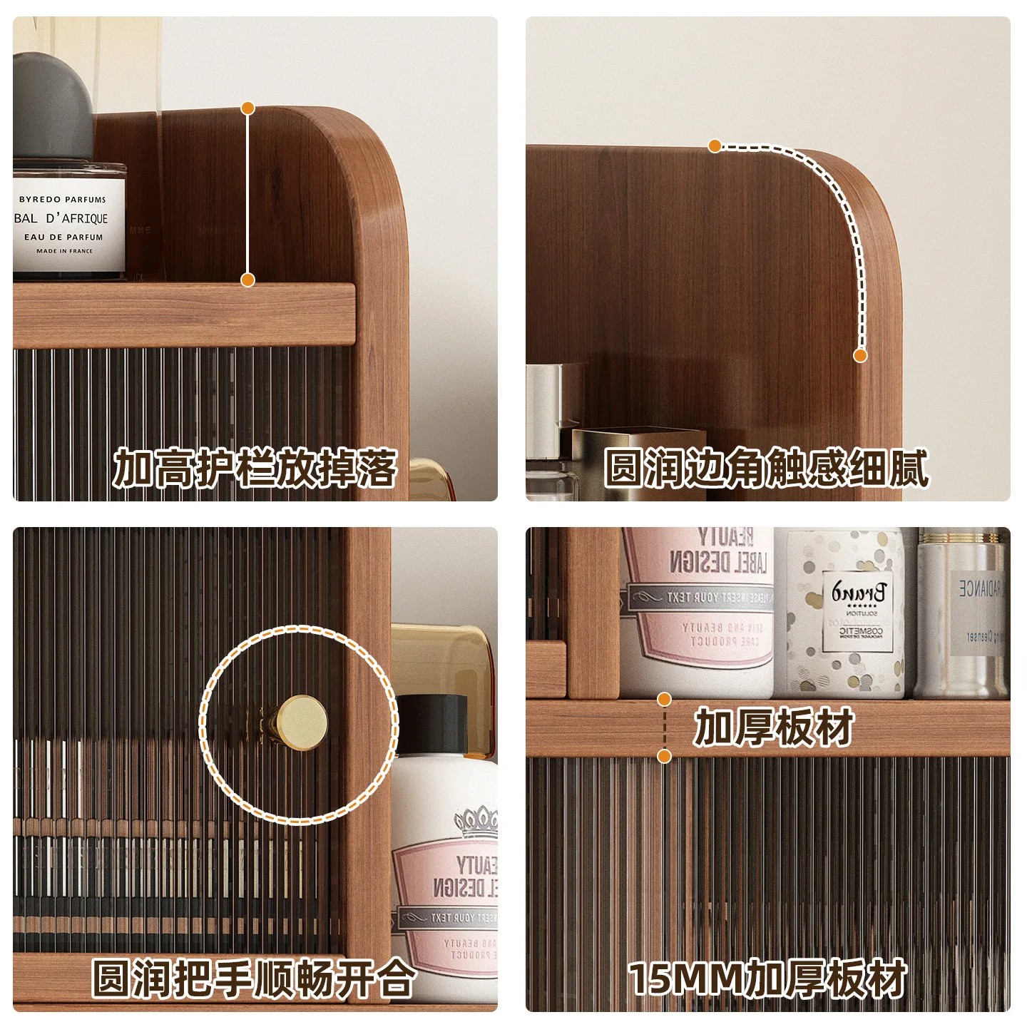 kz-Tabletop Shelf Edge Cabinet Countertop Locker Coffee Cup Holder Tea Cabinet Kitchen Storage Cabinet Dining Table Bookshelf*