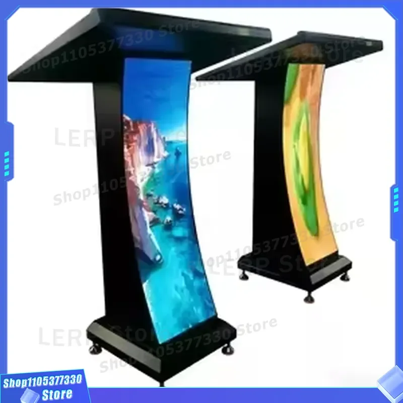 P1.86 Indoor LED Display Screen Portable Podium for School Conference Lecture Hall High Resolution Lightweight Movable IP65