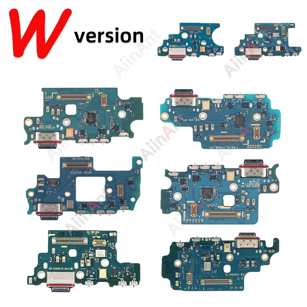 For Samsung Galaxy S25 S24 S23 S21 S20 Plus Ultra USB Board Dock Charger Connector Port Flex Cable G981W G986W G988W G991W S921W