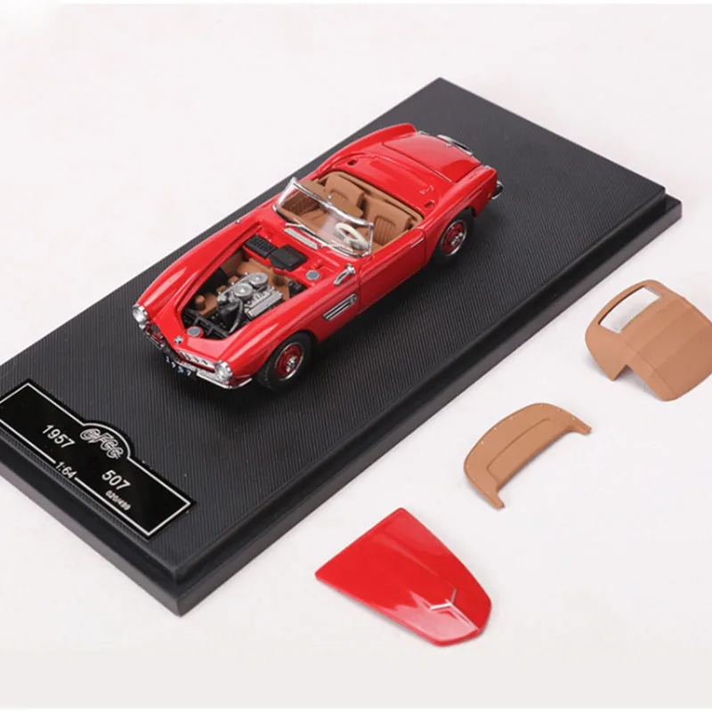 GFCC 1:64 Scale 1957 507 Roadster จําลองรถรุ่น STATIC คอลเลกชันตกแต่งวันหยุดของขวัญของเล่นของขวัญของที่ระลึก