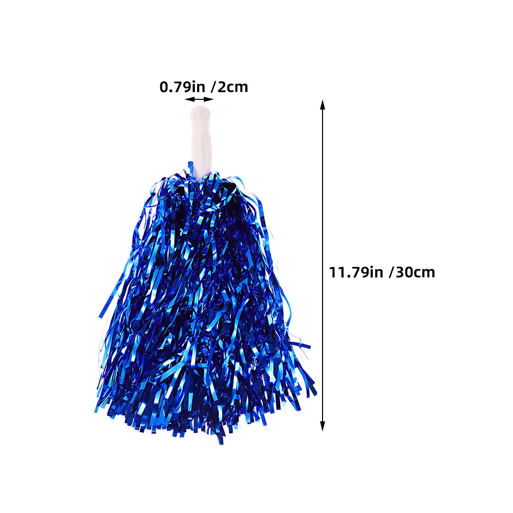 28 قطعة التشجيع بوم بومس ألوان نابضة بالحياة يده المشجع الكريات مدرسة الأحداث الرياضية الجمباز الرقص زينة الحفلات #4