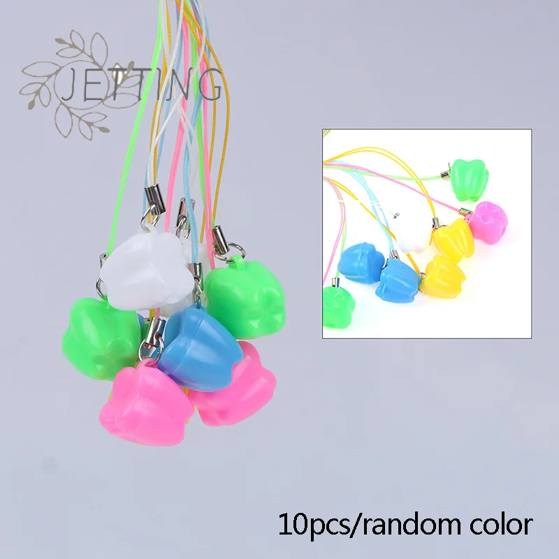 Hot 10pcs Colorful Baby Kids Milk Tooth Storage Box Organizer Children's Souvenir Save Baby Teeth Keepsake Holder random