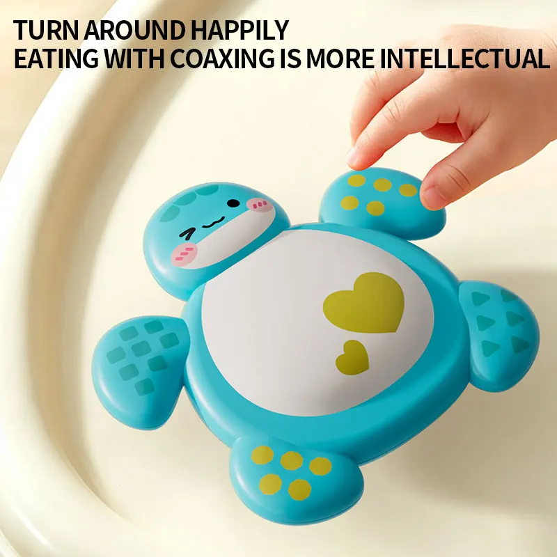 Suction Cup Spinner for Baby High Chair & Bath Tub, Animal Rotating Suction Accessory for Smooth Surfaces view 3