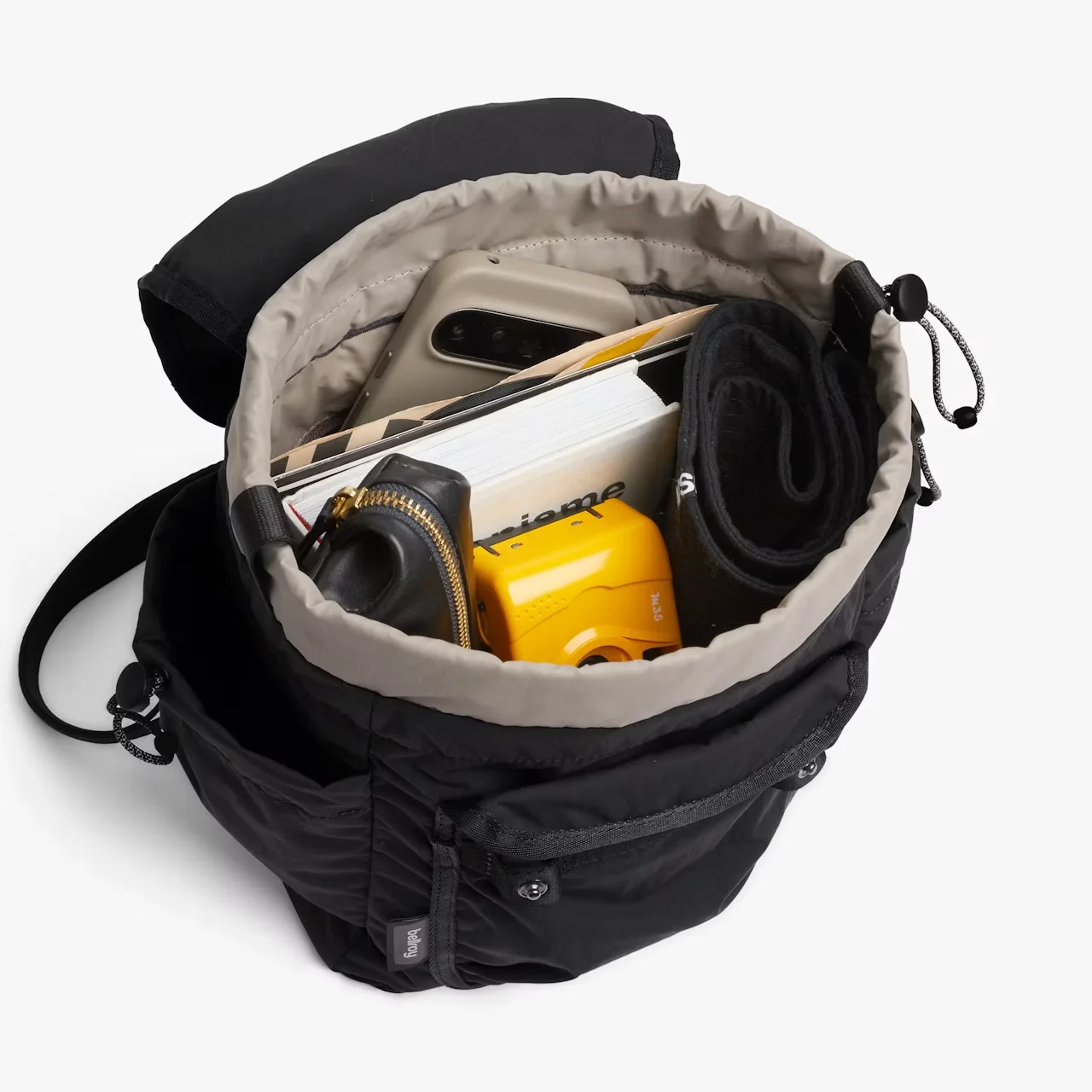 Bellroy Cinch Minipack 9L Drawcord Backpack Ultra-Light Mini Daypack Water-Resistant Commuter Travel Single Shoulder Purse