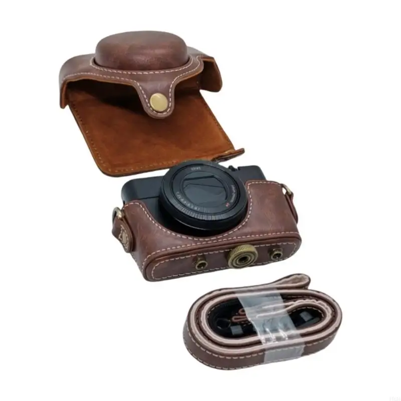 193A Retro Design Leather Camera Case For RX100 Compact Camera Protective Cover