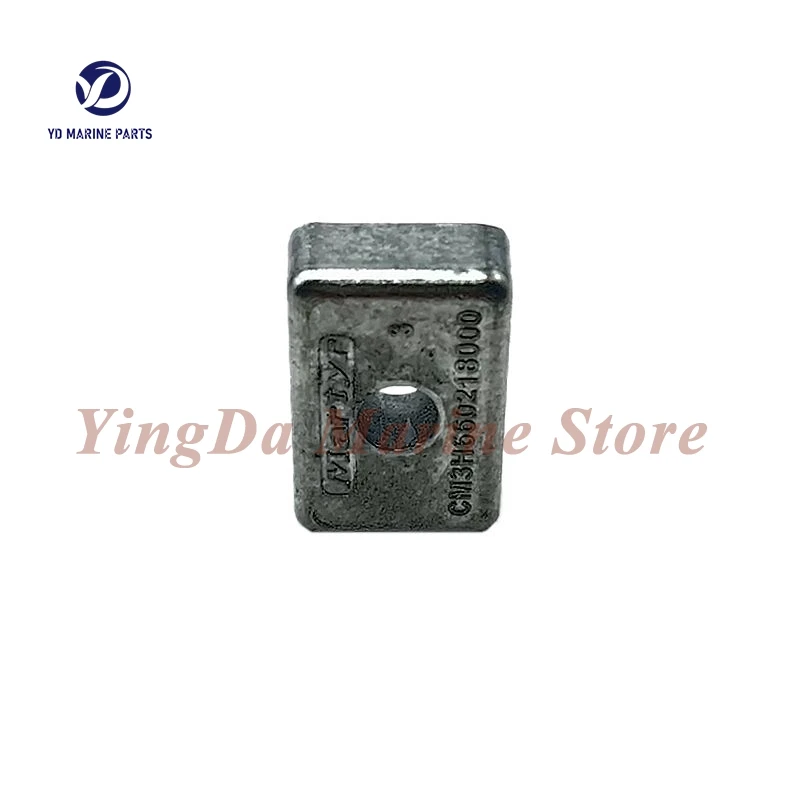 Zinc Anode 3H6-60218-0 for Tohatsu /Nissan Outboard 2/4stroke 4HP 5HP 6HP 6-20HP 3H6602180 3H6-6021 Boat Accessories