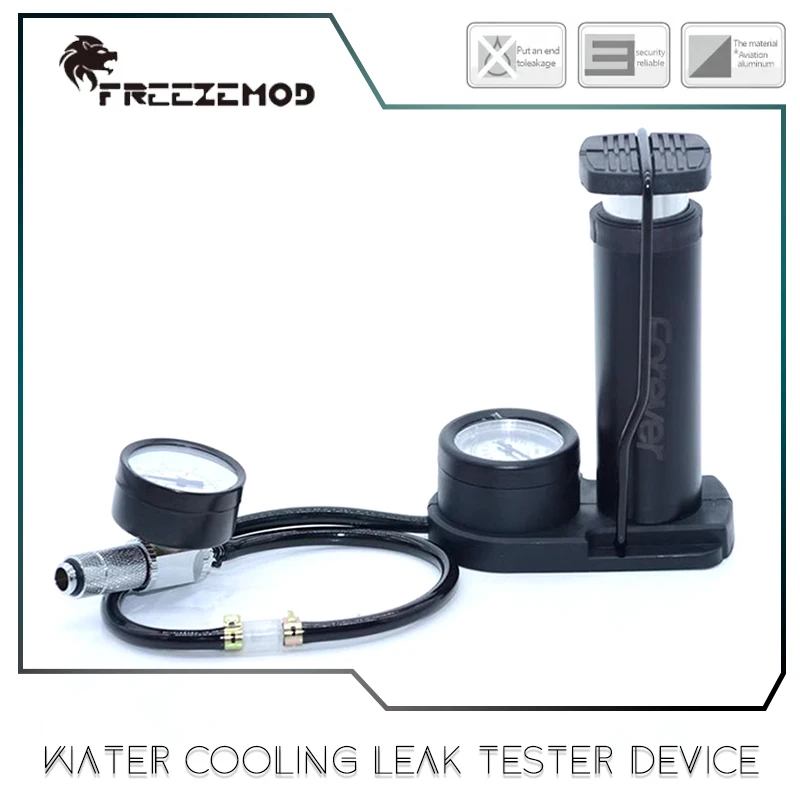 

FREEZEMOD Устройство тестера утечки водяного охлаждения, набор инструментов для измерения давления воздуха, двойной барометр, QYCL-2P