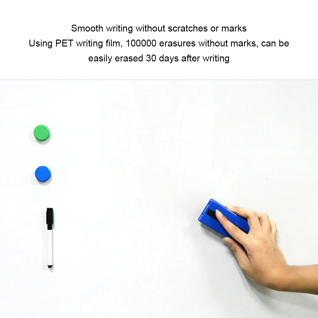 Organize And Present With Magnetic Whiteboard PET Writing Dry Wipe Film Boards Allowing For Free