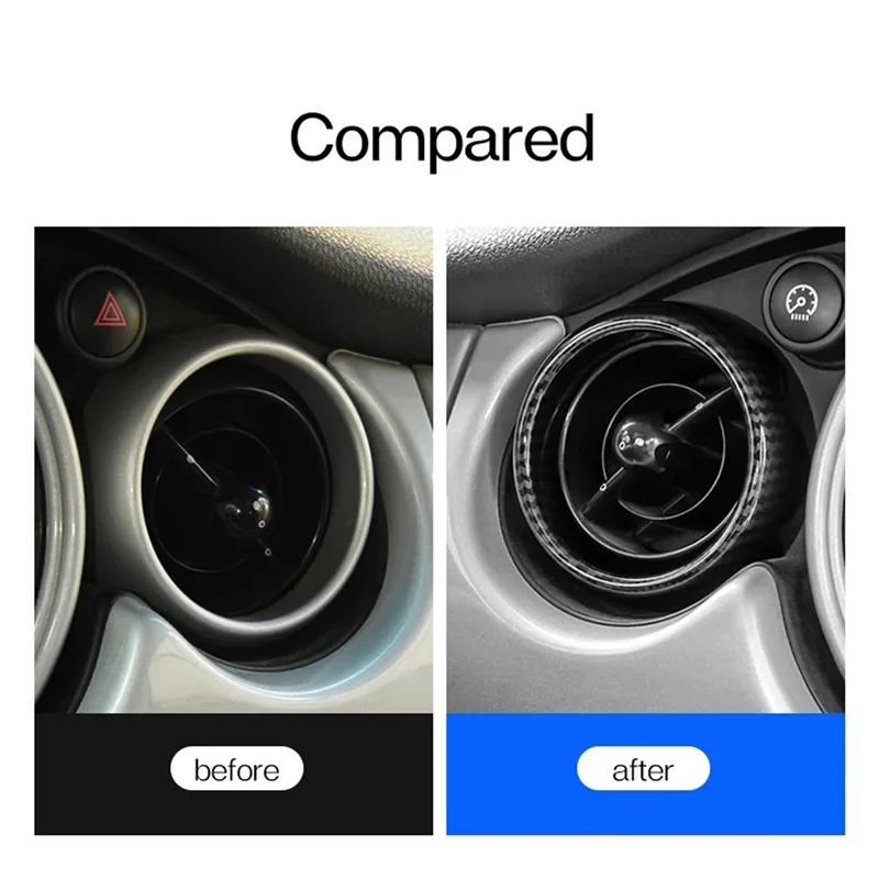 

A64P-крышка вентиляционного отверстия кондиционера для BMW Mini Cooper F54 F55 F56 F57 F60 2014-2022, центральное кольцо накладки кондиционера