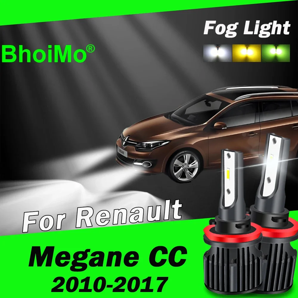

For Renault Megane CC Front Fog Light Lamp Led Bulb 2010 2011 2012 2013 2014 2015 2016 2017