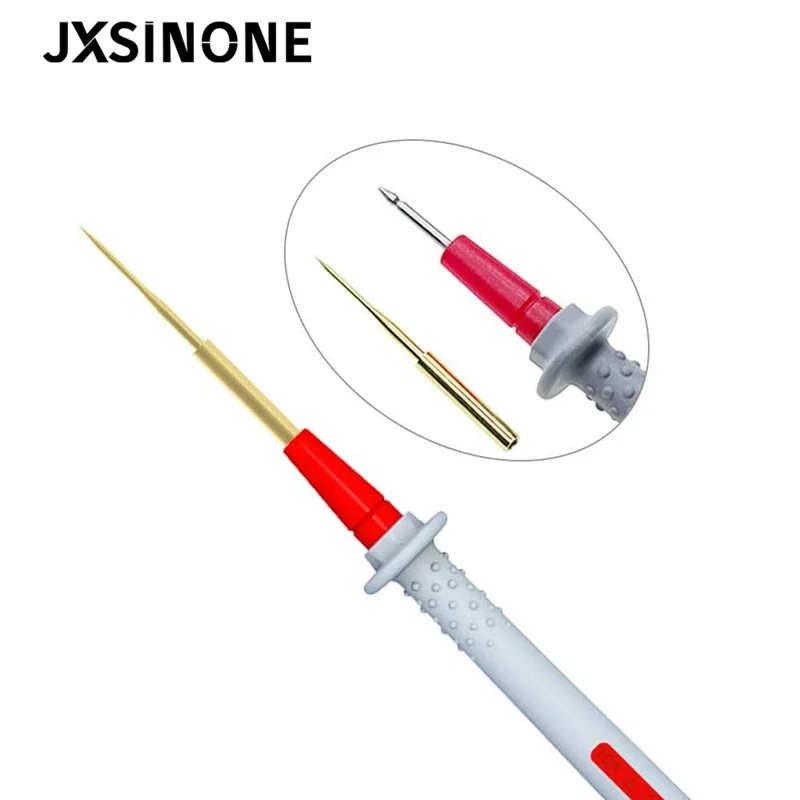 JXSINONE P1505 1000V/10A  Universal Double Silicone wrap with Sharp Needle multimeter probe test lead for Digital Multimeter