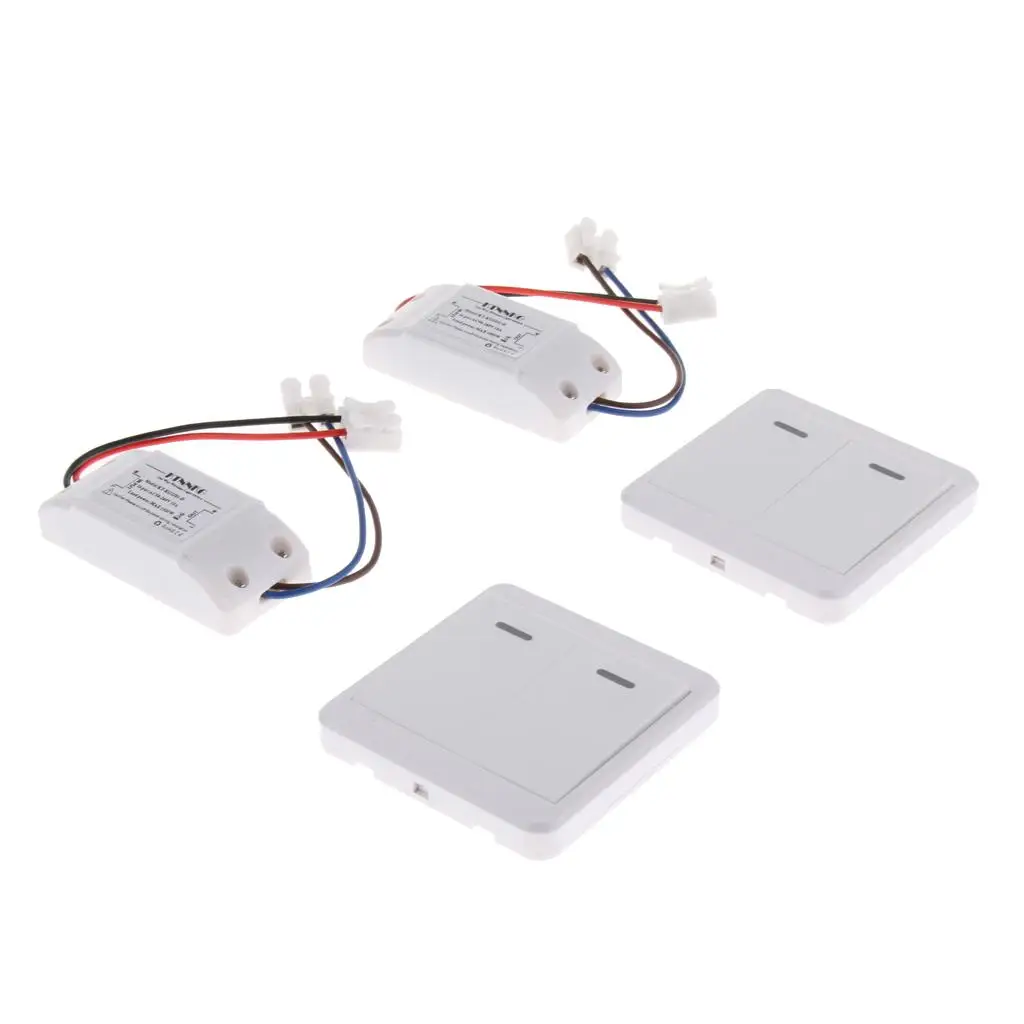 

Светодиодные фонари Настенная панель Беспроводной пульт дистанционного управления + приемник, 2 комплекта