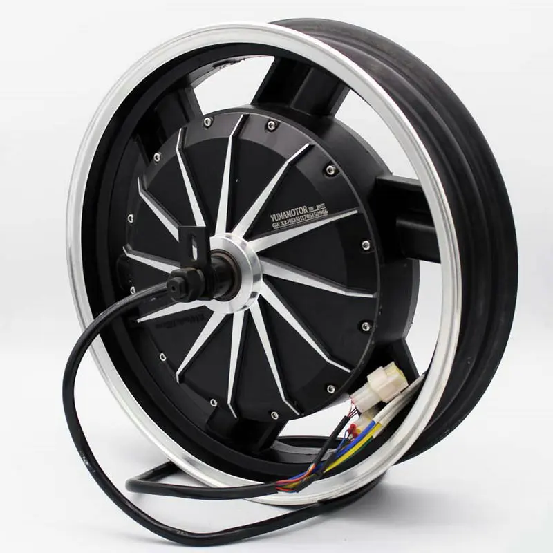 

16inch 72v4000w Scooter Motor Diameter 433mm Rim Width 108mm Fork Opening 220mm Electric Motorbike Engine for Tyre 130/70-16