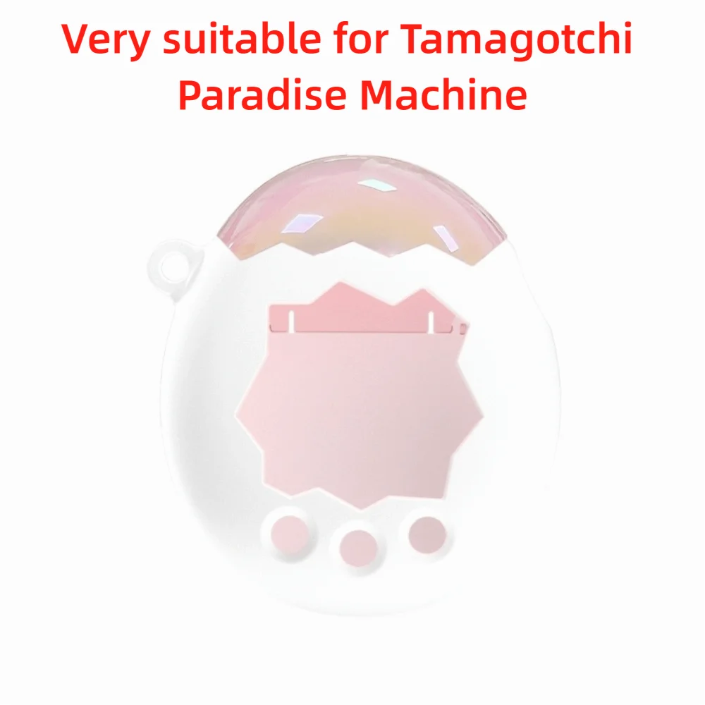 Electroplated Top Protective Cover Hard PC Two-Tone Decorative Cover Scratch & Wear Resistant for Tamagotchi Paradise