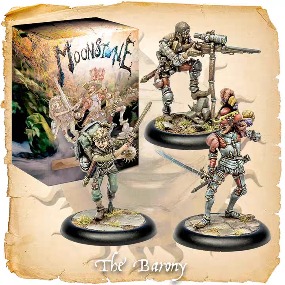 MoonStone The Barony Modellbausatz aus Kunstharz 28580, unmontierte Sammlerskulptur für Hobbyisten