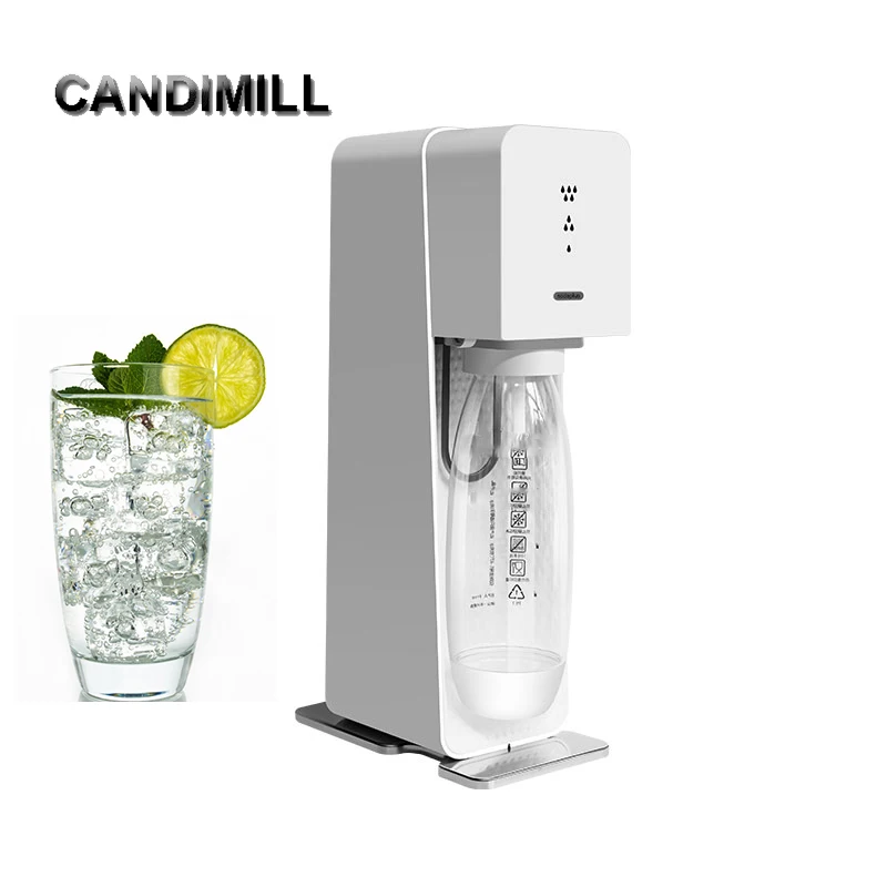 CANDIMILL Soda Maker Bubble Water Machine Household Commerical Carbonated Drinks Making Tools DIY Drink Machine