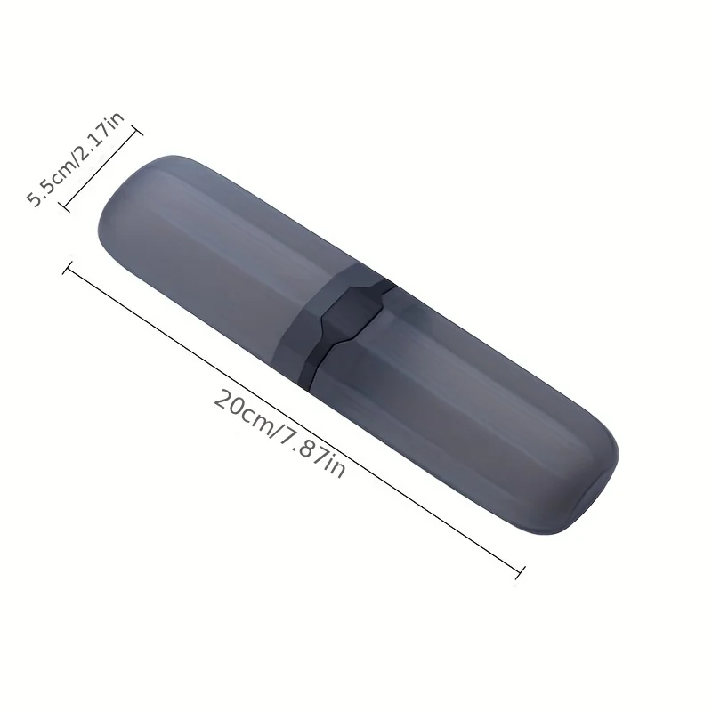 1PC Travel Plastic Toothbrush Cup Cutlery Box Pencil Box Toothbrush Toothpaste Storage Box