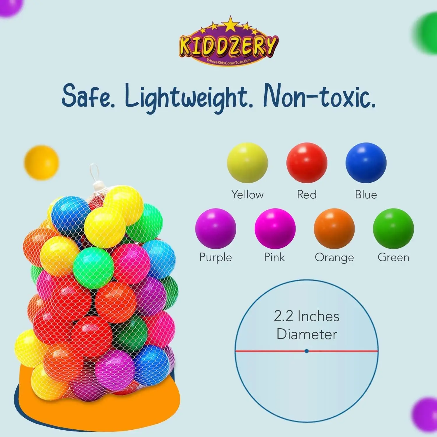 Kids Ball Pit Large Pop Up Ball Pit Tent for Toddlers - Indoor & Outdoor Gift Toys for Infants Girls & Boys, Baby Playpen with Z