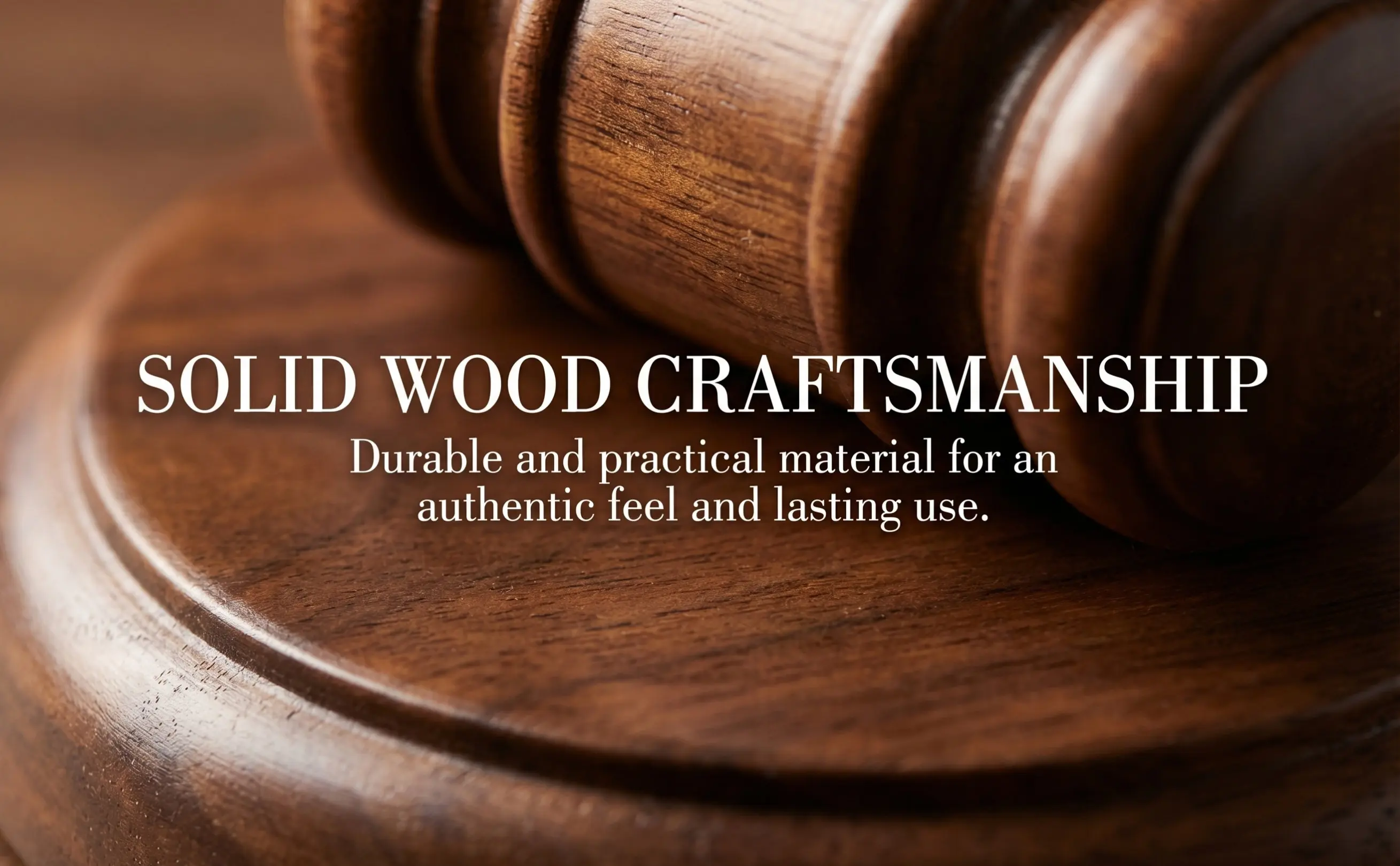 1Set Judge Gavel Premium Wooden Auction Hammer Lightweight Portable Solid Wood Court Hammer for Lawyer Judge Chairman Executive
