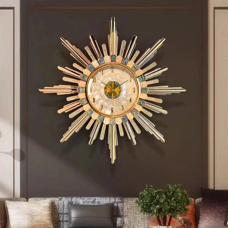 Nordic Xenomorph Wall Clocks Luxury Digital Aesthetic Design Clock Wall Fashion Bedrooms Reloj De Pared Ornaments Home Decor