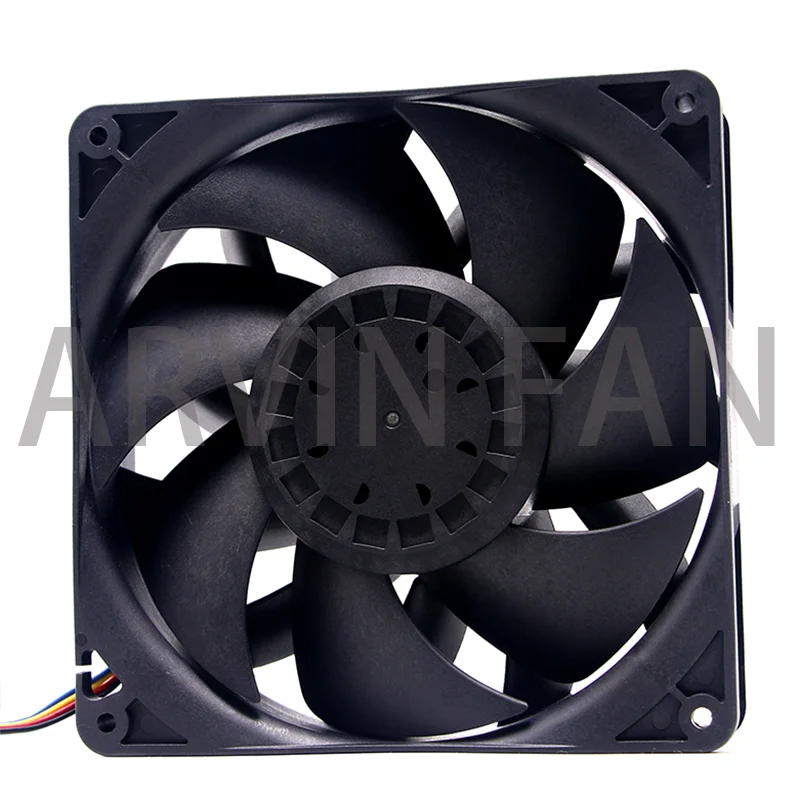 R4-14038-64PK-B1 DF1403812B2UN E9+ E10 14038 14cm 140mm 12V 43.2W 6450RPM High Speed Air Flow Powerful Miner Cooling Fan