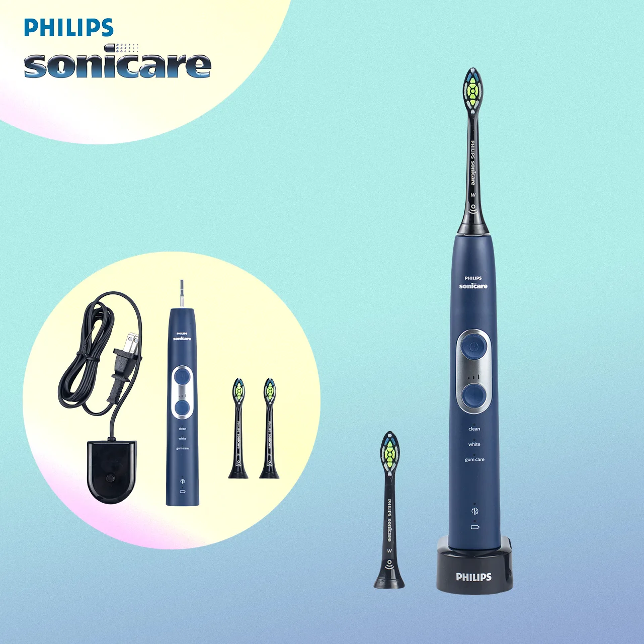 

Philips Sonicare ProtectiveClean 6100 Rechargeable Electric Power Toothbrush, HX6871, No Original Package