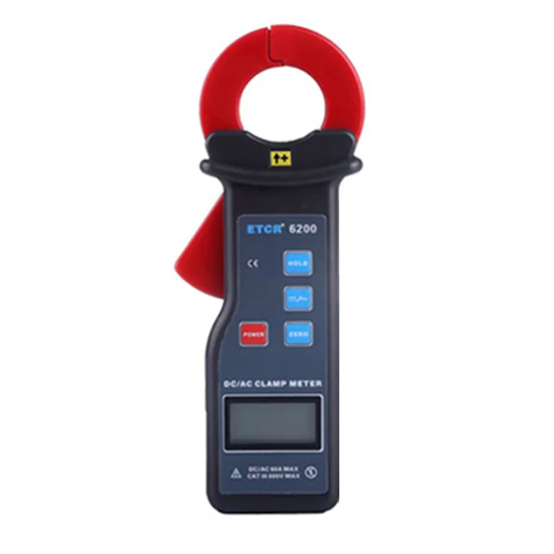 ETCR6200 New Energy Vehicle Electric High-speed Railway AC/DC Leakage Current Digital Display Clamp Ammeter