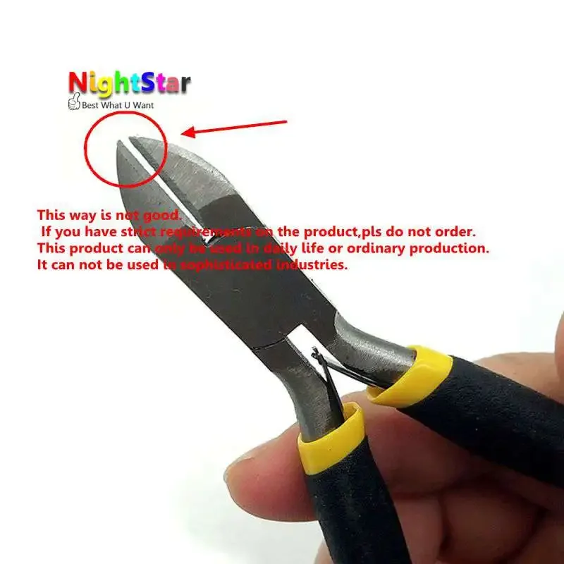 Krachtige Mini Side Cutters Cut Line Pliers Oblique Nose Pliers Utility Plier Diagonal Wire Nipper Tools Professional